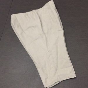 Talbots woman petites Heritage Linen Pant w lining